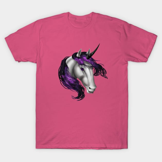 Galaxy Unicorn T-Shirt by FalconArt